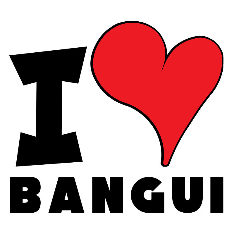 Unisex t-shirt - I Love Bangui Red