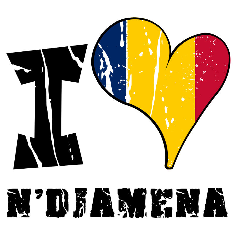 Unisex t-shirt - I Love N'Djamena