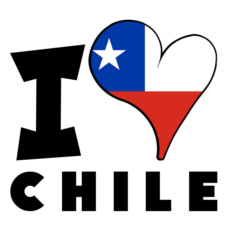 Unisex t-shirt - I Love Chile Flag