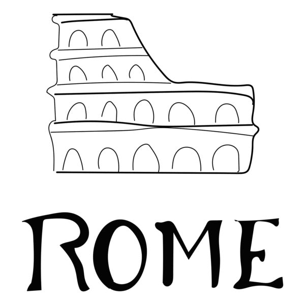 Unisex t-shirt - Rome Architecture