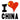 Unisex t-shirt - "I Love China" Flag