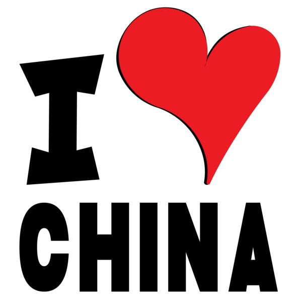 Unisex t-shirt - I Love China Red