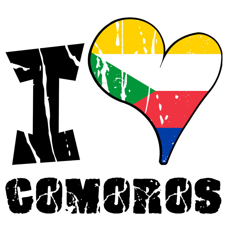 Unisex Hoodie - I Love Comoros