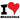 Unisex t-shirt - "I Love Brazzaville" Heart Design