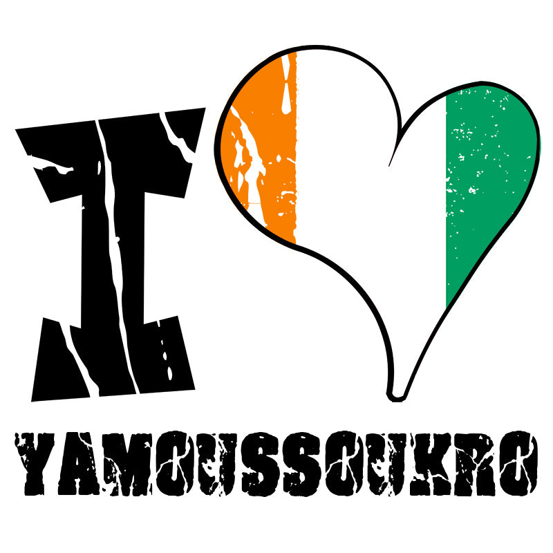 Unisex t-shirt - I Love Yamoussoukro