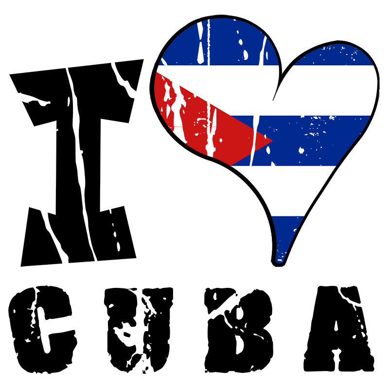 Unisex Hoodie - I Love Cuba