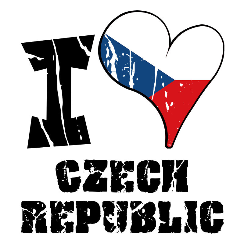 Unisex t-shirt - I Love Czech Republic