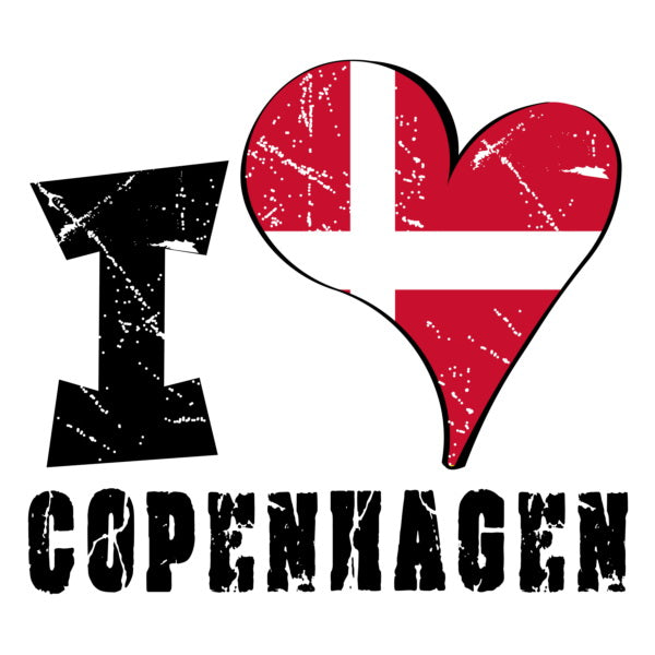 Unisex Hoodie - I love Copenhagen