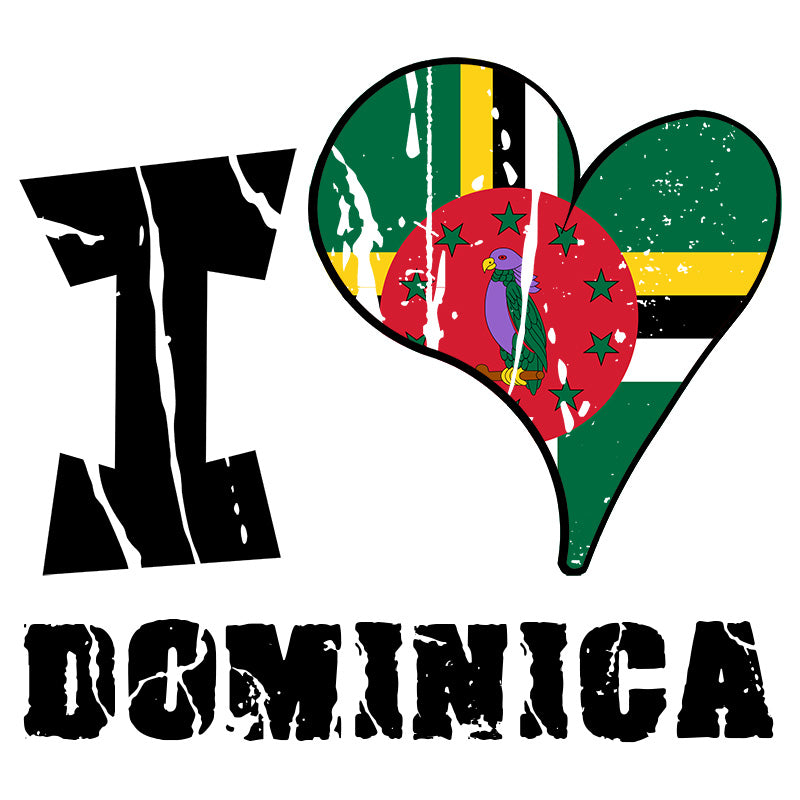 Unisex Hoodie - I Love Dominica