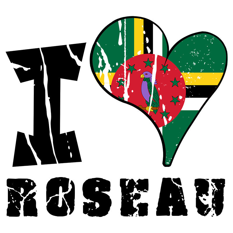 Unisex t-shirt - I Love Roseau