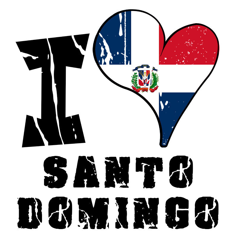 Unisex Hoodie - I Love Santo Domingo