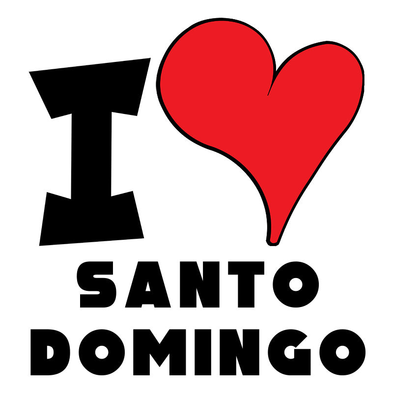 Unisex t-shirt - I Love Santo Domingo Red