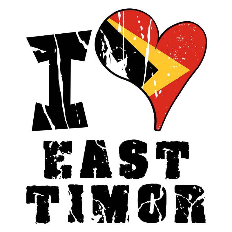 Unisex Hoodie - I Love East Timor