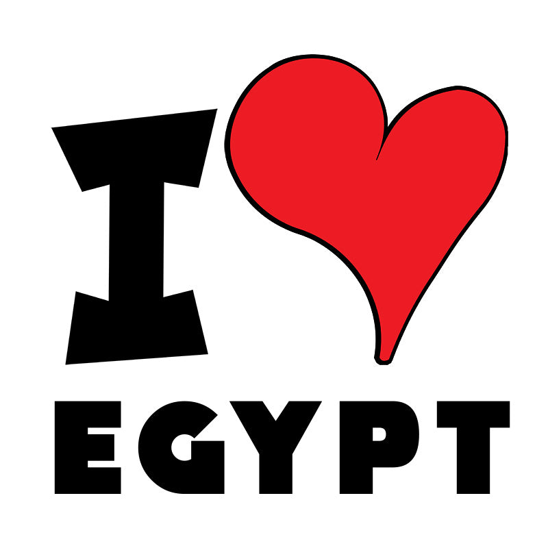 Unisex t-shirt - I Love Egypt Red