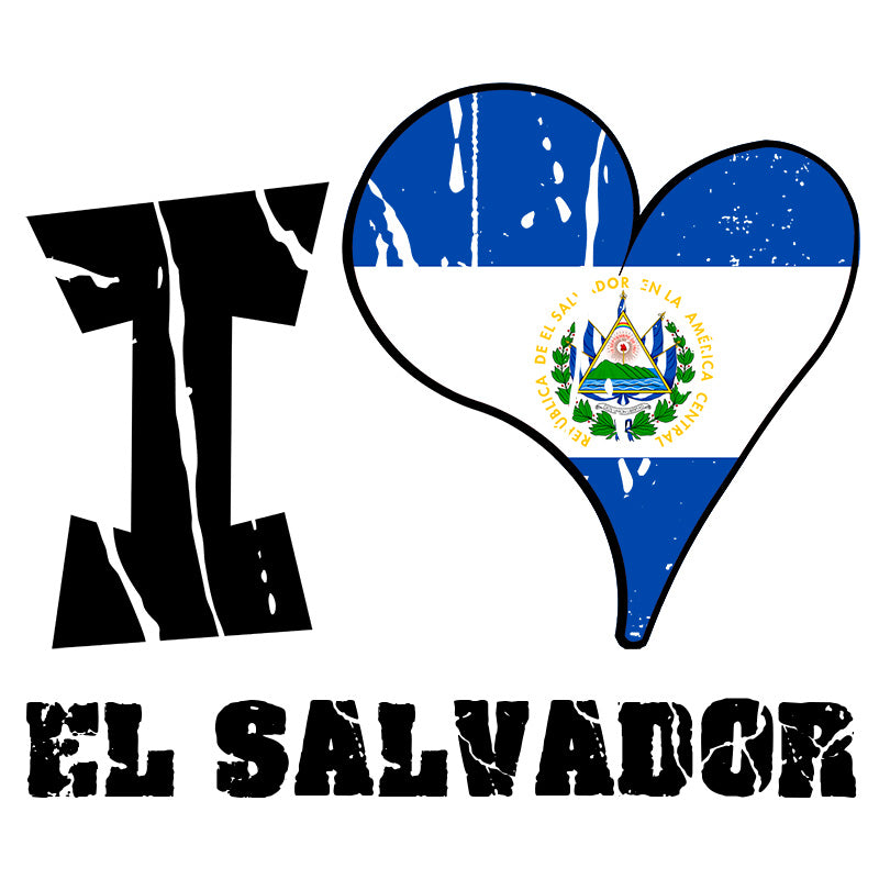 Unisex Hoodie - I Love El Salvador