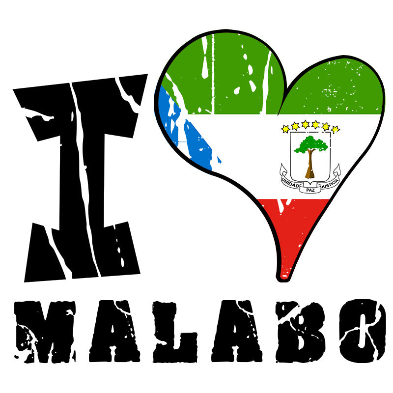 Unisex Hoodie - I Love Malabo