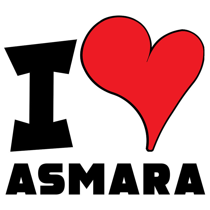 Unisex t-shirt - I Love Asmara Red