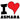 Unisex t-shirt - "I Love Asmara" Heart Design