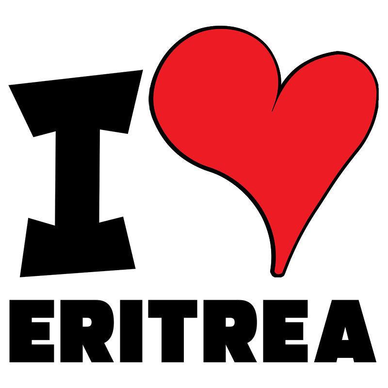 Unisex Sweatshirt - I Love Eritrea Red