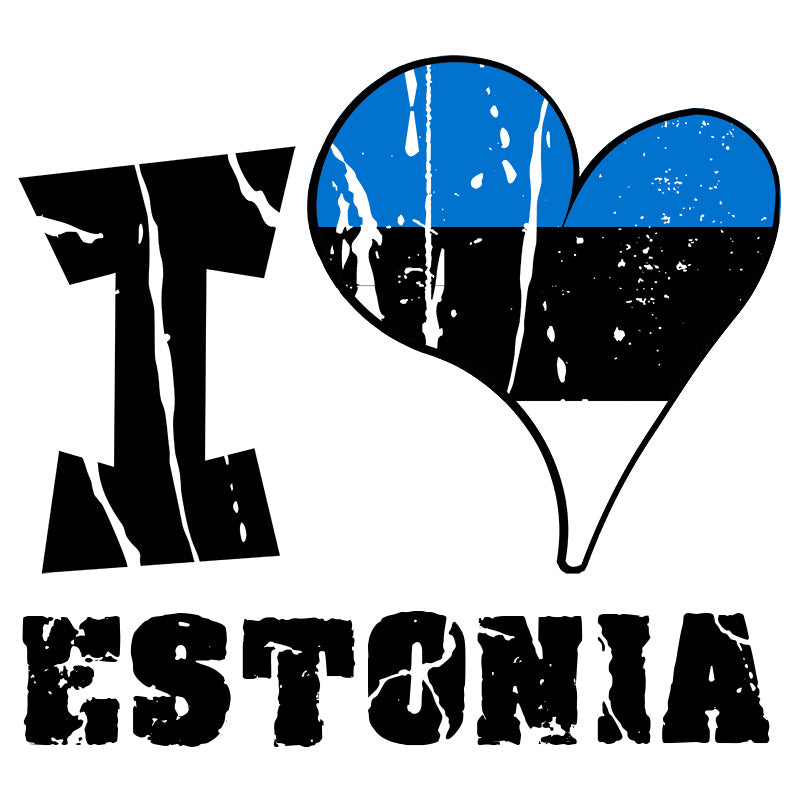 Unisex Hoodie - I Love Estonia