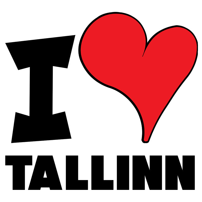 Unisex t-shirt - I Love Tallinn Red