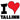 Unisex t-shirt - I Love Tallinn Red