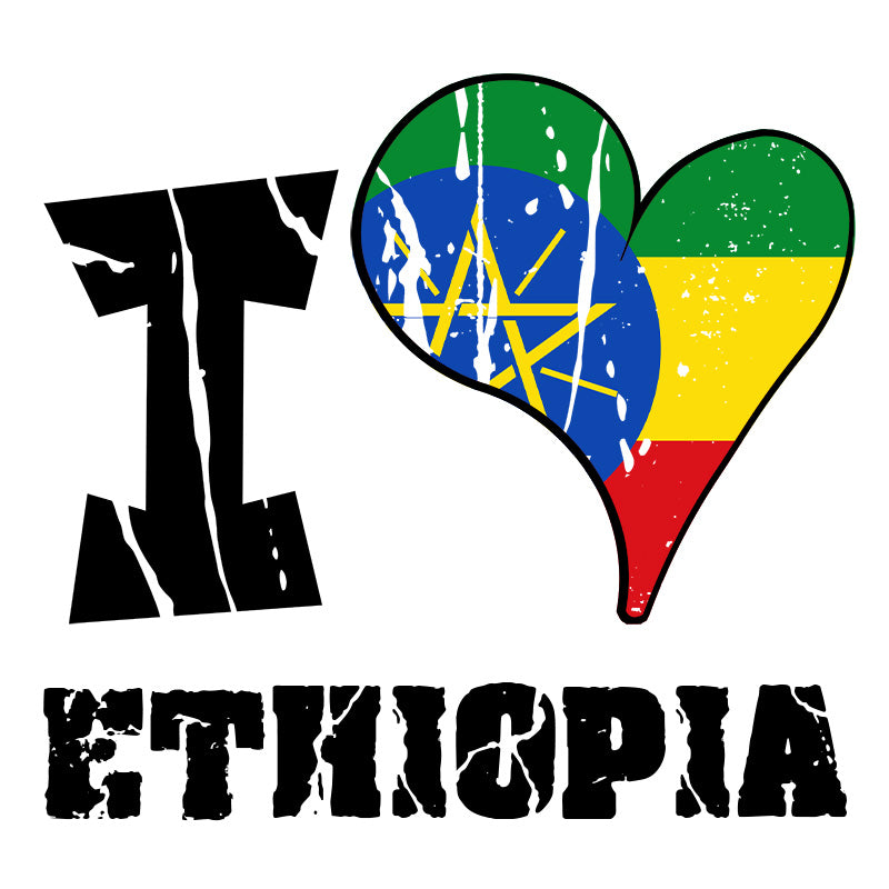 Unisex Hoodie - I Love Ethiopia