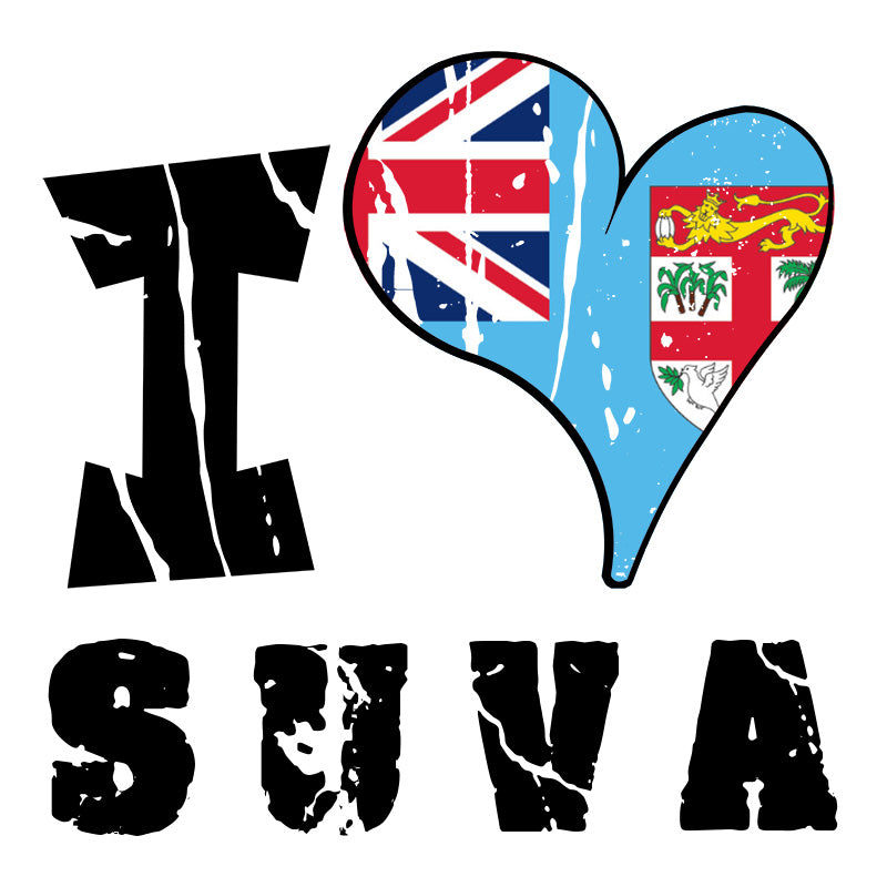 Unisex Hoodie - I Love Suva