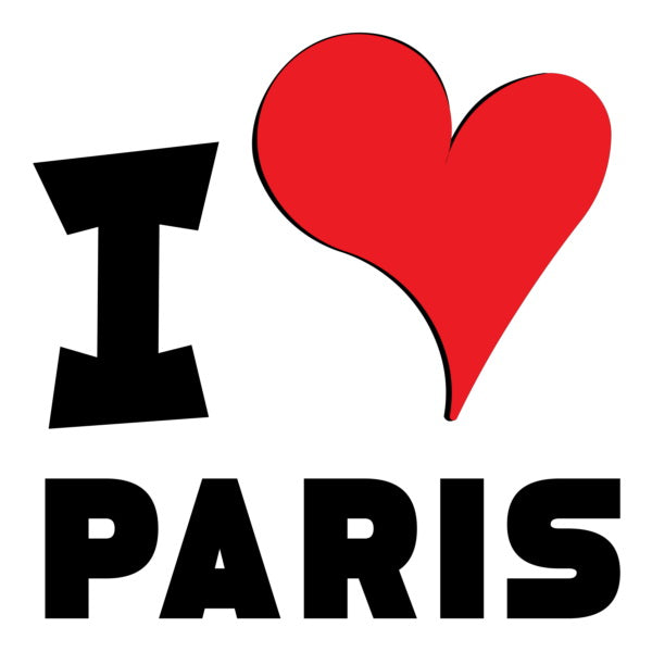 Unisex Hoodie - I Love Paris Red