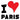 Unisex t-shirt - I Love Paris Red