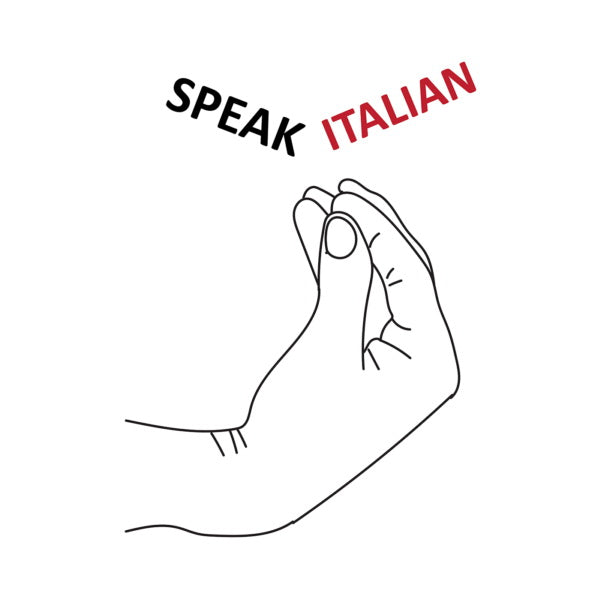 Unisex t-shirt - Speak Italian