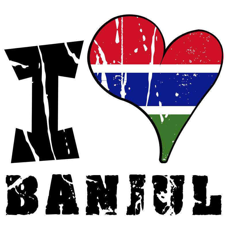 Unisex t-shirt - I Love Banjul