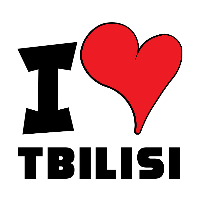 Unisex Hoodie - I Love Tbilisi Red