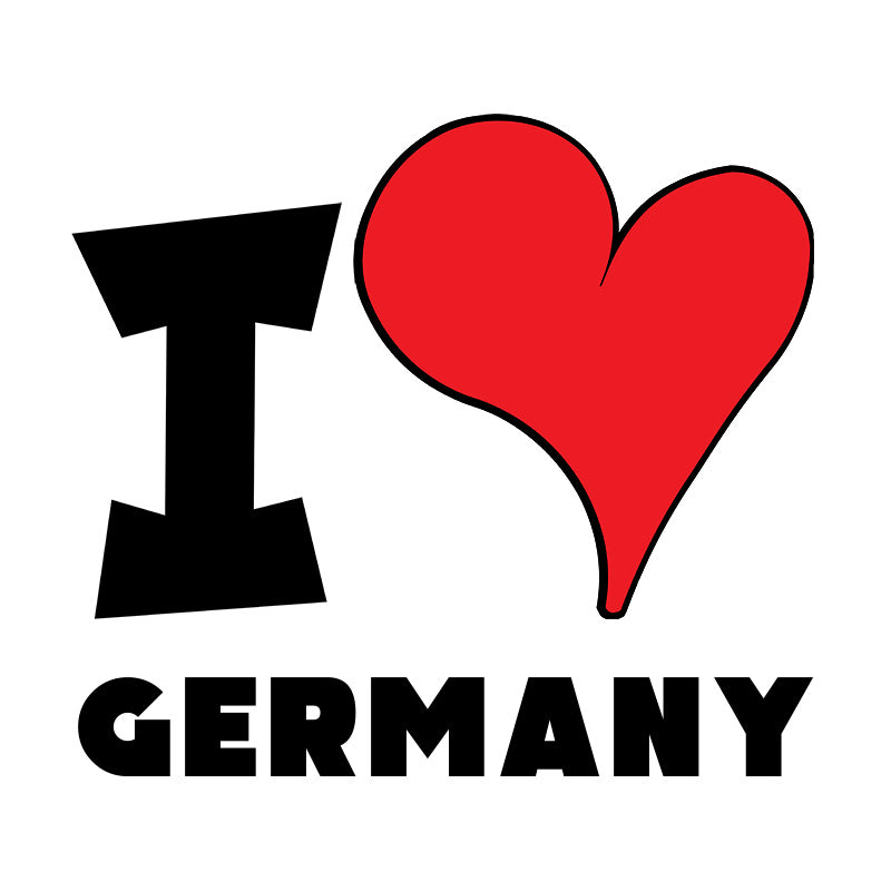 Unisex t-shirt - I Love Germany Red