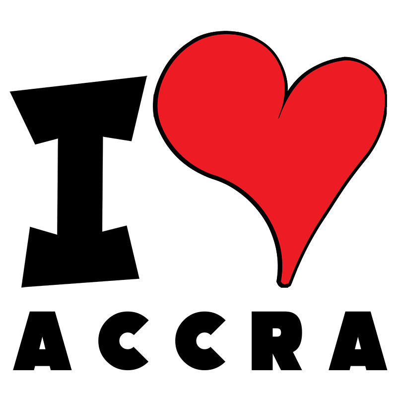 Unisex t-shirt - I Love Accra Red