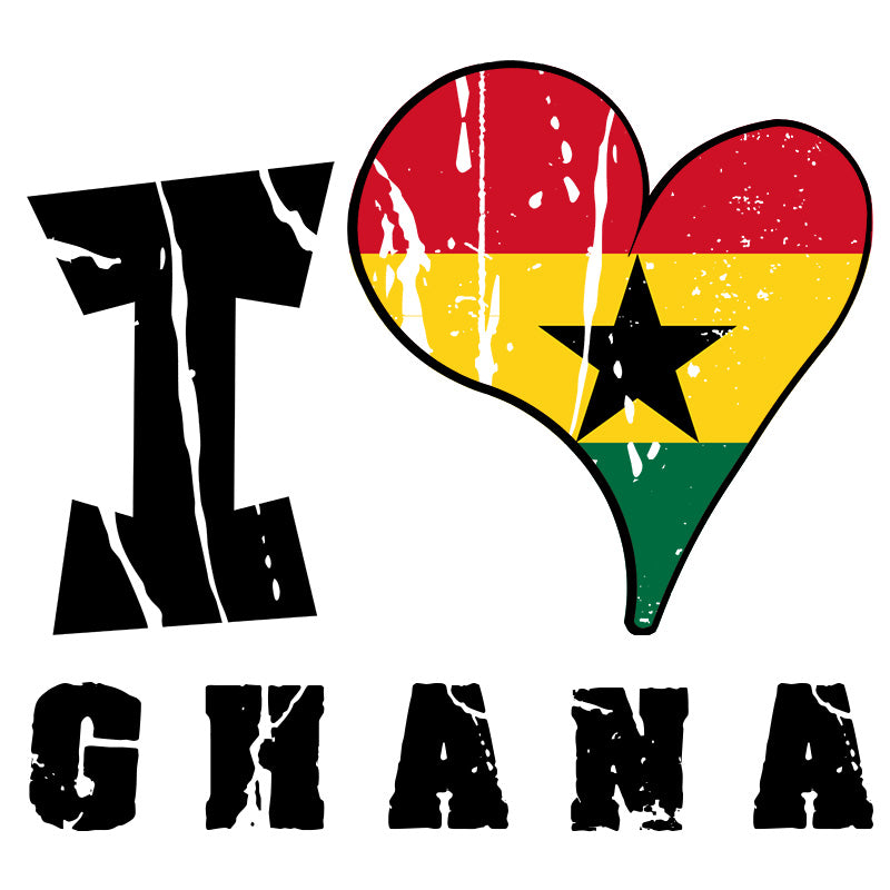 Unisex Hoodie - I Love Ghana