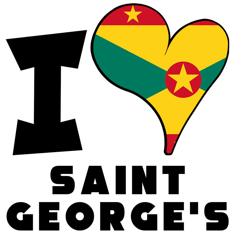 Unisex Hoodie - I Love Saint George's Flag