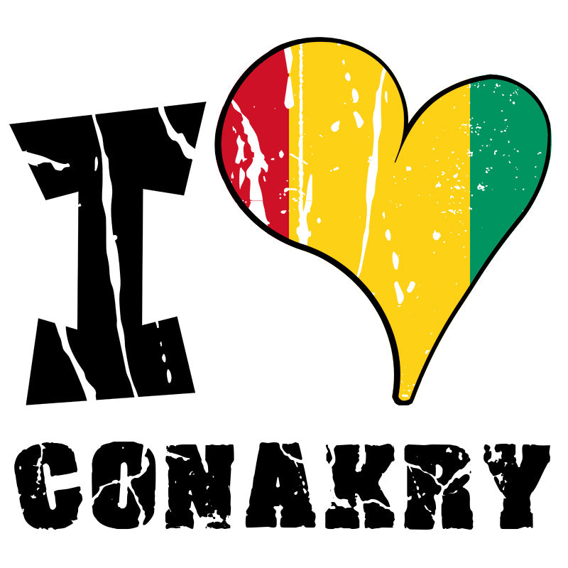 Unisex Hoodie - I Love Conakry