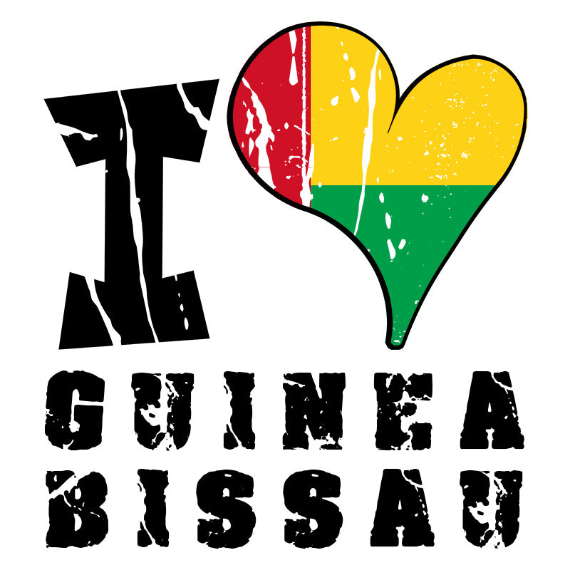 Unisex Hoodie - I Love Guinea-Bissau