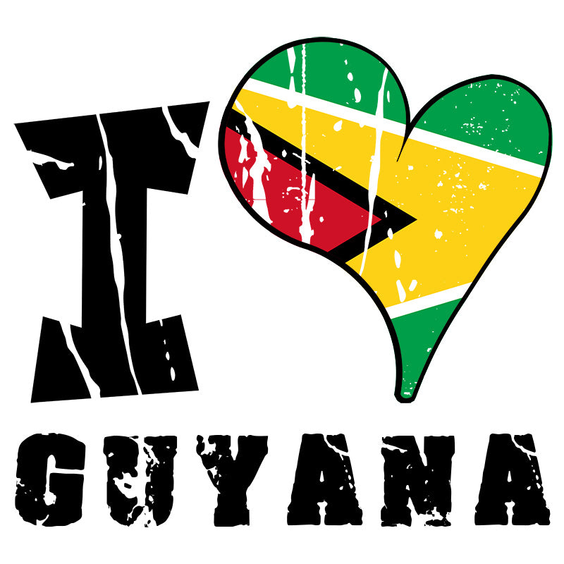 Unisex Hoodie - I Love Guyana