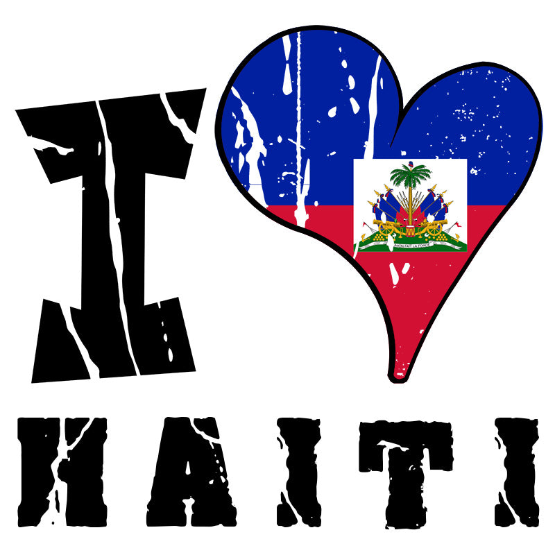 Unisex Hoodie - I Love Haiti