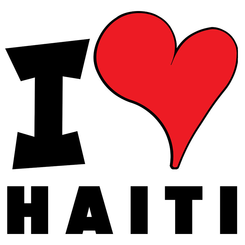 Unisex t-shirt - I Love Haiti Red