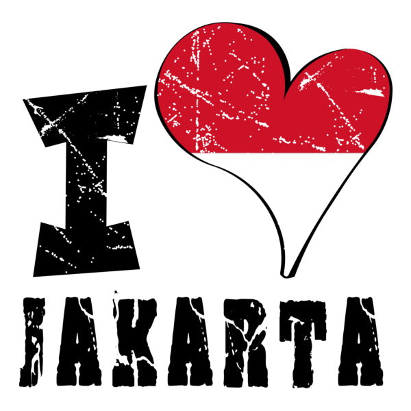 Unisex Hoodie - I Love Jakarta