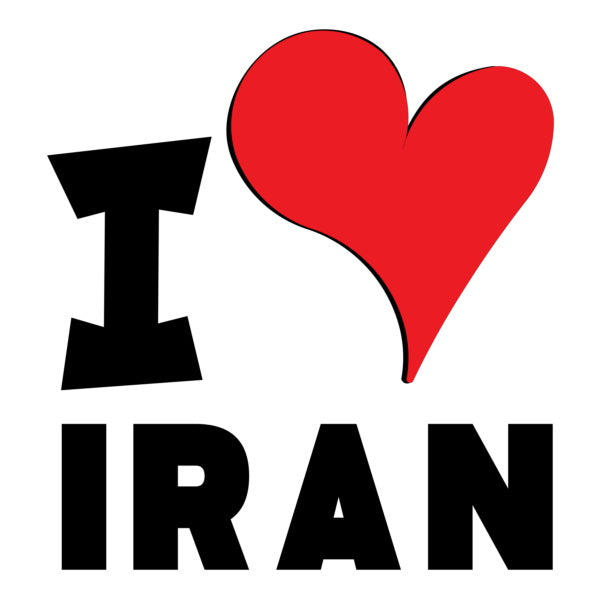 Unisex t-shirt - I Love Iran Red