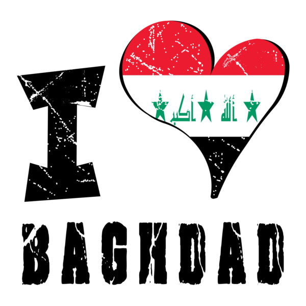 Unisex Hoodie - I Love Baghdad