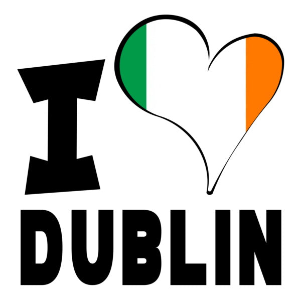 Unisex t-shirt - I Love Dublin Flag