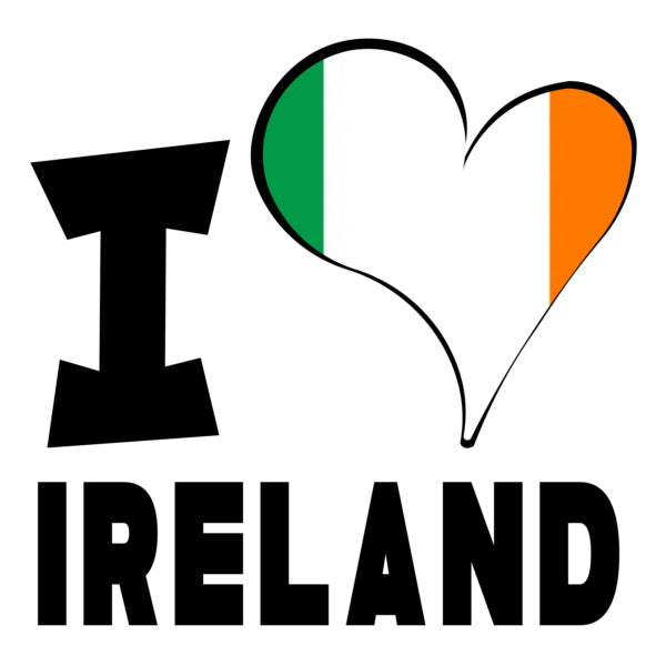 Unisex t-shirt - I Love Ireland Flag