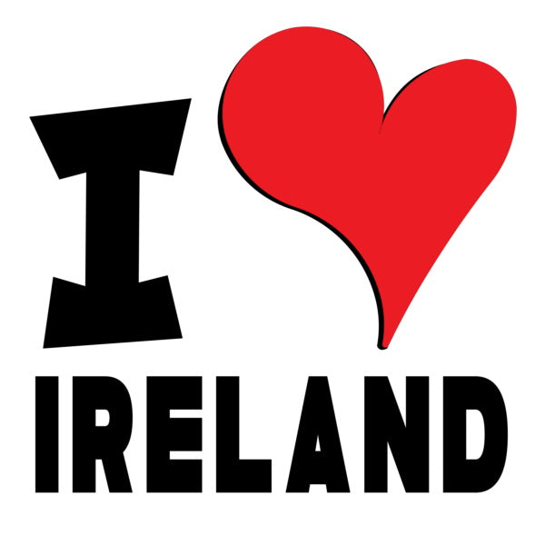 Unisex t-shirt - I Love Ireland Red