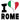 Unisex t-shirt - "I Love Rome" Flag