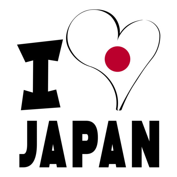 Unisex t-shirt - I Love Japan Flag